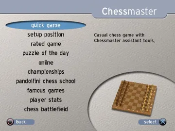 Chessmaster screen shot title